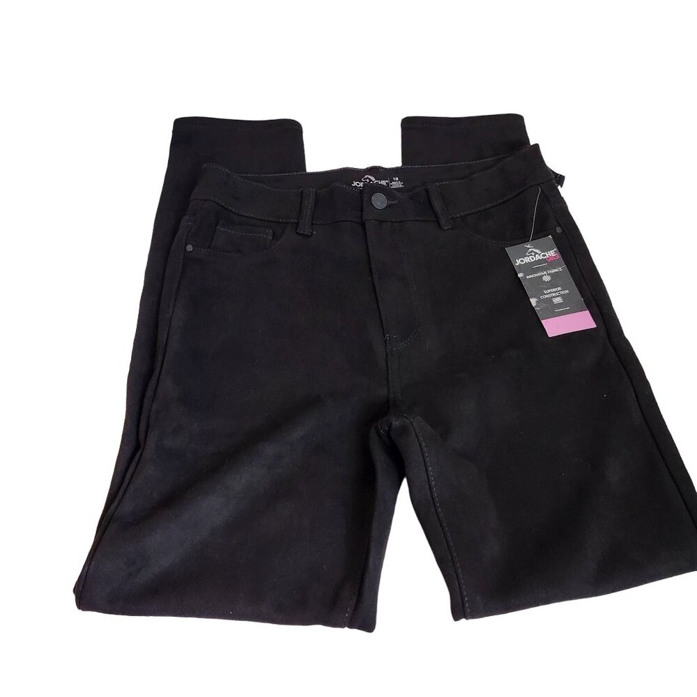 Jordache Girls Jeans Super Skinny Size 18 Black